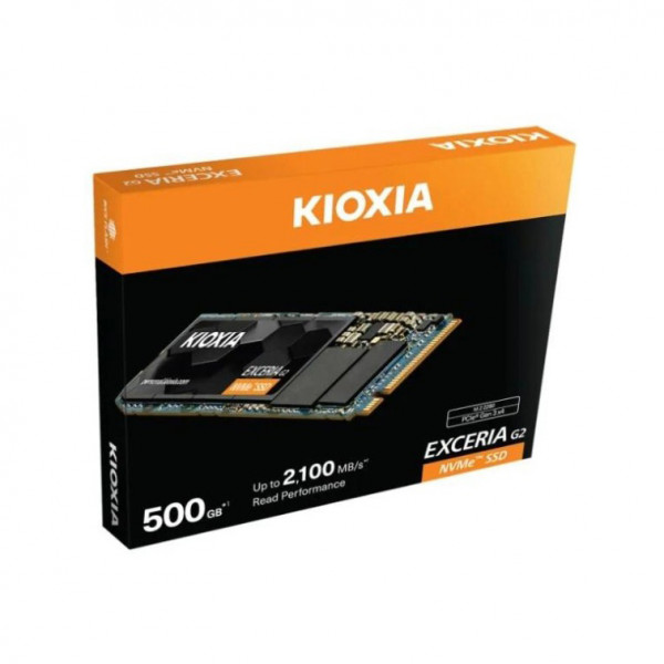 Ổ Cứng SSD NVMe KIOXIA 500GB EXCERIA G2 NVMe R2100 W1700 WRAM (LRC20Z500GG8)