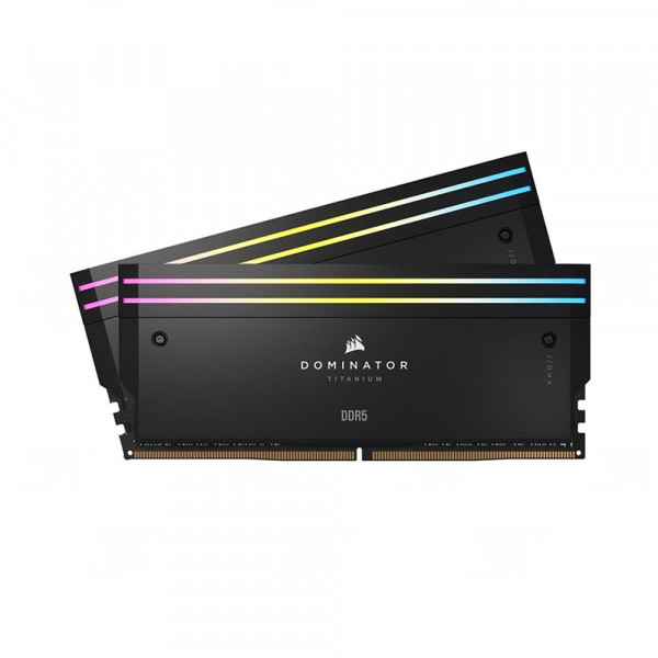 RAM Corsair DOMINATOR TITANIUM RGB 64GB (2x32GB) DDR5 6400MHz Black (CMP64GX5M2B6400C32)