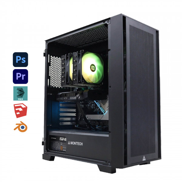 Bộ PC đồ họa AMD Ryzen 9 5950X / RAM 16G / VGA RTX 3060 12G 