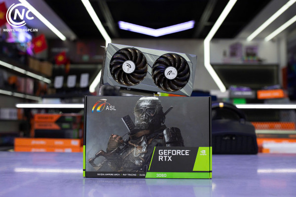 Card Màn Hình ASL RTX 3060 LHR 12GB GDDR6