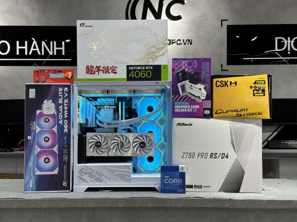 Bộ PC đồ họa Intel Core I7 13700K / RAM 32G / VGA RTX 4060 8G 