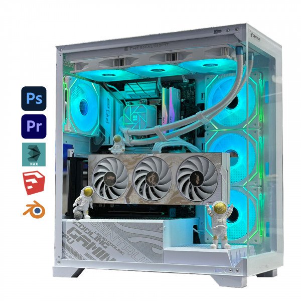 Bộ PC đồ họa Intel Core I7 13700K / RAM 32G / VGA RTX 4060 8G