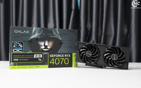 Card Màn Hình GALAX GeForce RTX 4070 12G 1-Click OC 2X