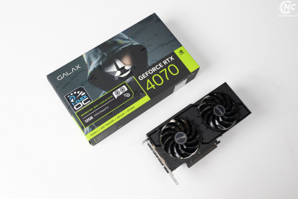 Card Màn Hình GALAX GeForce RTX 4070 12G 1-Click OC 2X