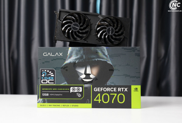 Card Màn Hình GALAX GeForce RTX 4070 12G 1-Click OC 2X