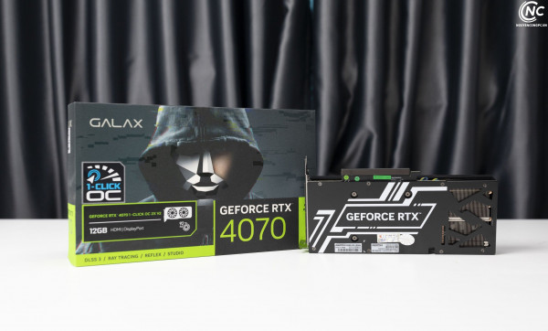 Card Màn Hình GALAX GeForce RTX 4070 12G 1-Click OC 2X