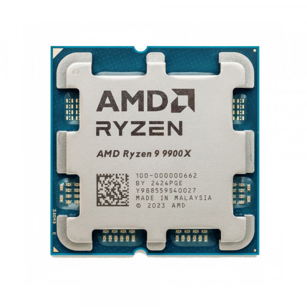 CPU AMD Ryzen 9 9900X Tray Chính Hãng (4.4 GHz Boost 5.6 GHz | 12 Cores / 24 Threads | 64 MB Cache)