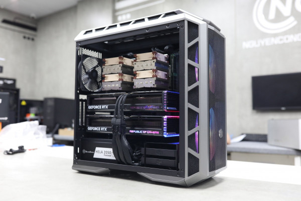 Bộ PC AI : Dual Xeon Gold 6148 / Ram 256G / Dual VGA RTX 3090 Ti 24G