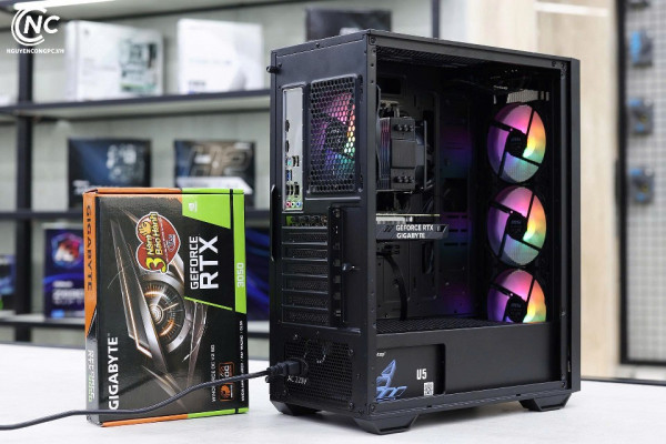 Bộ PC Gaming Intel i5 12400F, Ram 16GB, SSD 256GB, RTX 3050 6GB [TẶNG MÀN HÌNH]