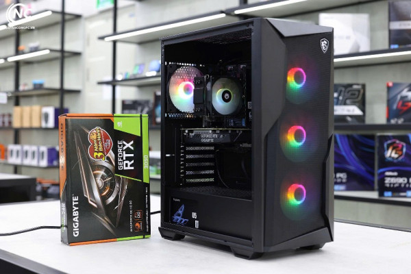 Bộ PC Gaming Intel i5 12400F, Ram 16GB, SSD 256GB, RTX 3050 6GB [TẶNG MÀN HÌNH]