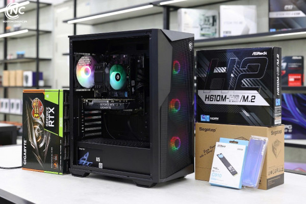 Bộ PC Gaming Intel i5 12400F, Ram 16GB, SSD 256GB, RTX 3050 6GB [TẶNG MÀN HÌNH]