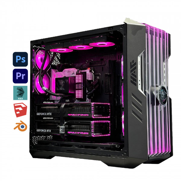 Bộ PC AI : Intel Core i9 14900K / RAM 128GB / Dual RTX 5090 32G