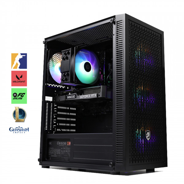 Bộ PC Gaming I5 12400F / RAM 16G / VGA RTX 3060 12G