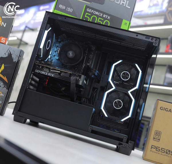 Bộ PC Gaming Ryzen 5 5500, Ram 16GB, SSD 256GB, RTX 5050 8GB [TẶNG MÀN HÌNH]