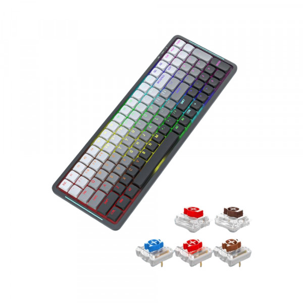 Bàn phím cơ Newmen Mama SK01 Dualmode - Xám lạnh