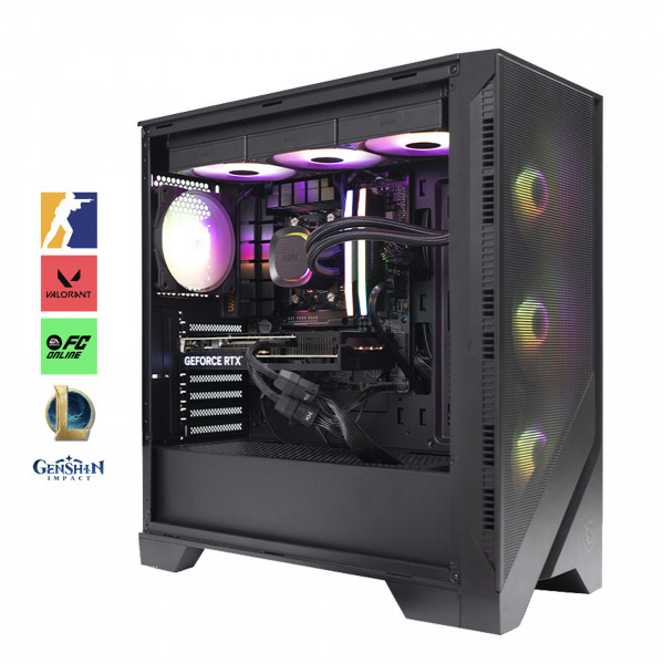 Bộ PC Gaming Ryzen 7 7800X3D, RAM 32GB, RTX 4070 Super 12GB