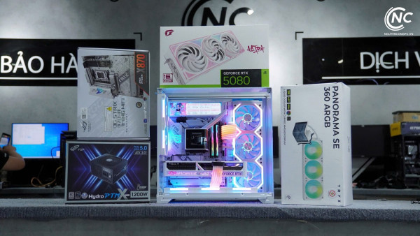 Bộ PC Gaming AMD Ryzen 9 9950X3D, RAM 64GB, VGA RTX 5080 16GB