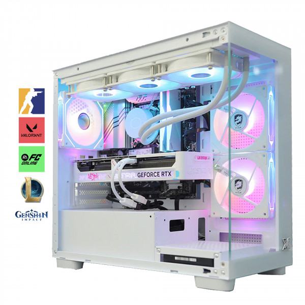 Bộ PC Gaming Core i7-14700K, RAM 32GB DDR5, RTX 5070 Ultra White