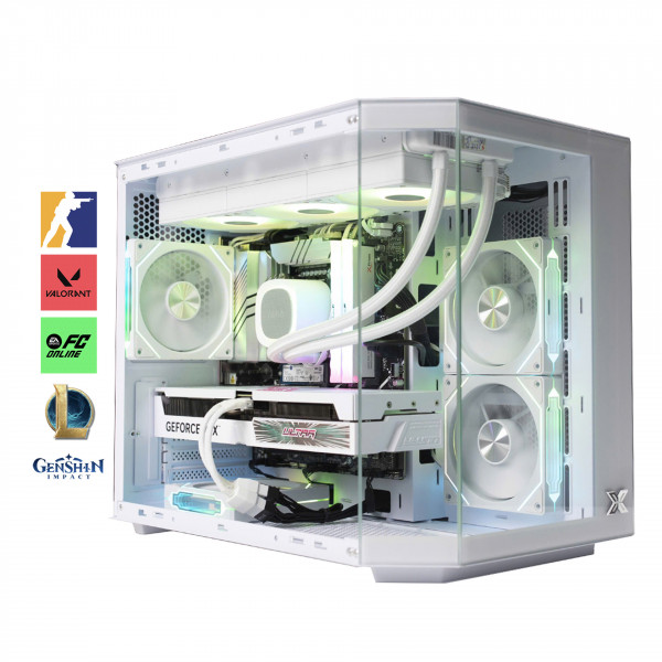 Bộ PC Gaming AMD Ryzen 7 7800X3D, RAM 32GB DDR5, RTX 4070 Super Ultra White 12GB