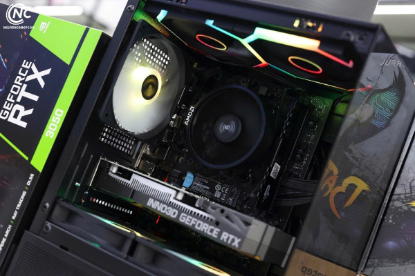 Bộ PC Gaming Ryzen 5 5500, Ram 16GB, SSD 256GB, RTX 3050 6GB [TẶNG MÀN HÌNH]