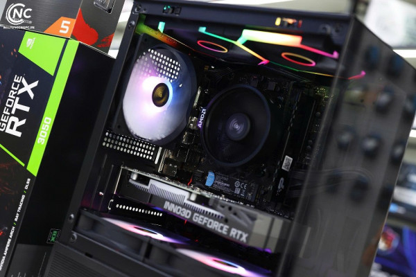 Bộ PC Gaming Ryzen 5 5500, Ram 16GB, SSD 256GB, RTX 3050 6GB [TẶNG MÀN HÌNH]