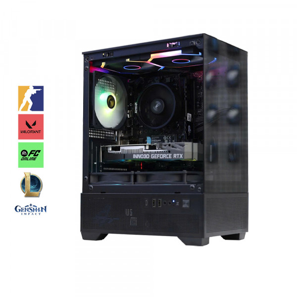 Bộ PC Gaming Ryzen 5 5500, Ram 16GB, SSD 256GB, RTX 3050 6GB [TẶNG MÀN HÌNH]