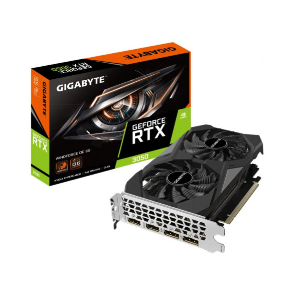 Card Màn Hình Gigabyte GeForce RTX 3050 WINDFORCE OC 6GB (N3050WF2OC -6GD)