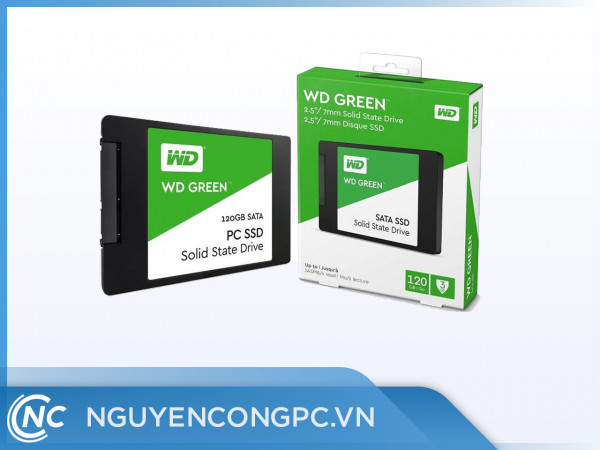 Ổ cứng SSD WD Green 120GB Sata3 2.5