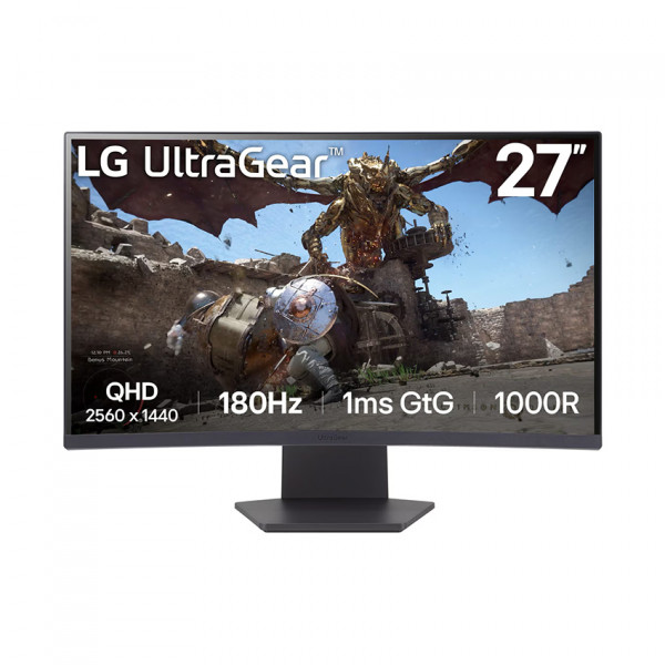 Màn Hình LG UltraGear 27GS60QC-B (27 Inch | QHD | VA | 180Hz | 1ms | Cong)