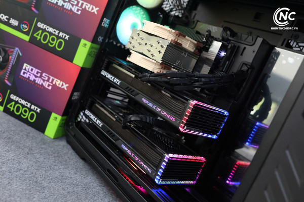 Bộ PC AI Ryzen Threadripper 7960X / Dual RTX 5090 32GB