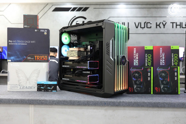 Bộ PC AI Ryzen Threadripper 7960X / Dual RTX 5090 32GB
