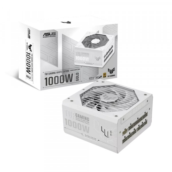 Nguồn Máy Tính ASUS TUF Gaming 1000W White - Gold (PCIe 5.0 - Full Modular)