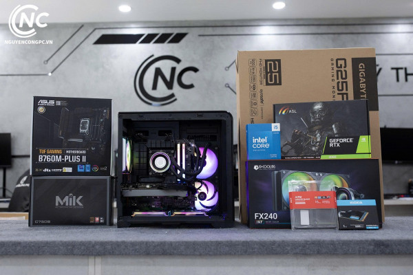Bộ PC Gaming Core i5-14600K, RAM 32GB DDR5, RTX 3060 12GB