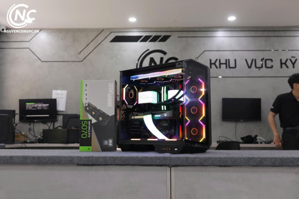 Bộ PC Đồ Hoạ Intel Core i9-14900KF, RAM 128GB, RTX 5070 12GB