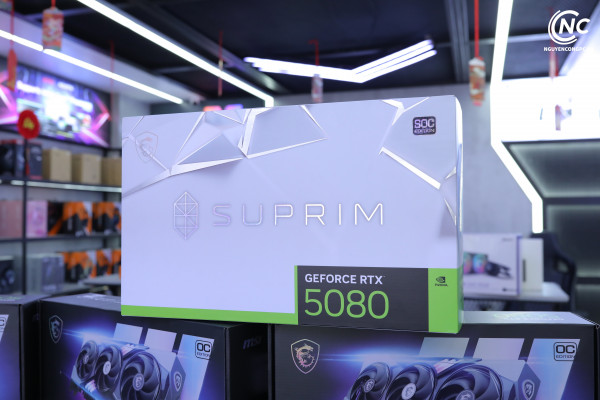 Card màn hình MSI RTX 5080 16G SUPRIM SOC