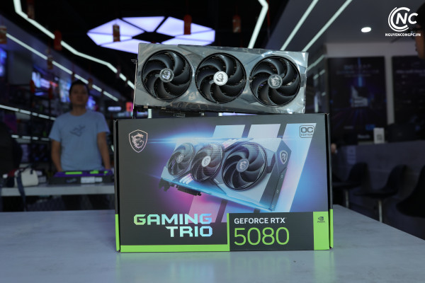 Card màn hình MSI RTX 5080 GAMING TRIO OC 16G