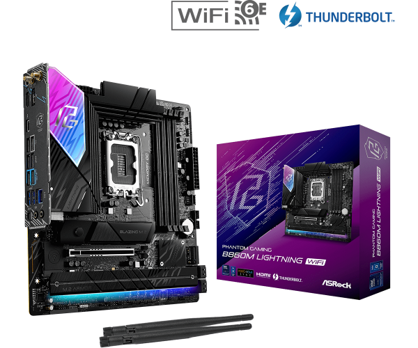 Mainboard ASROCK Phantom Gaming B860M Lightning WiFi