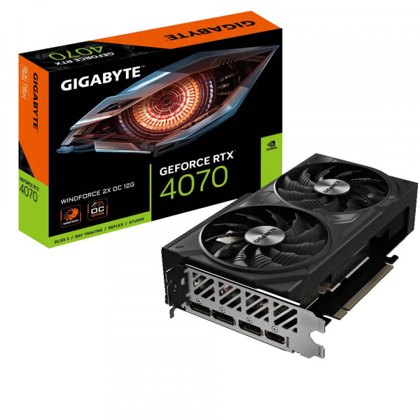 Card Màn Hình Gigabyte RTX 4070 WINDFORCE 2X OC 12GB (GV-N4070WF2OC-12GD)