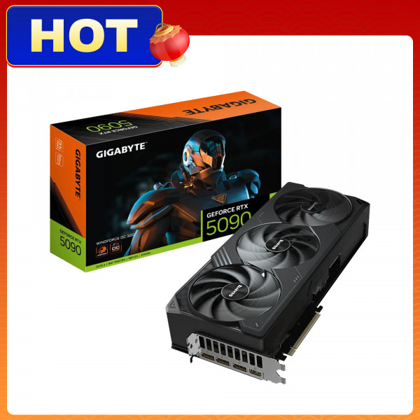 Card màn hình Gigabyte GeForce RTX 5090 WINDFORCE OC 32G