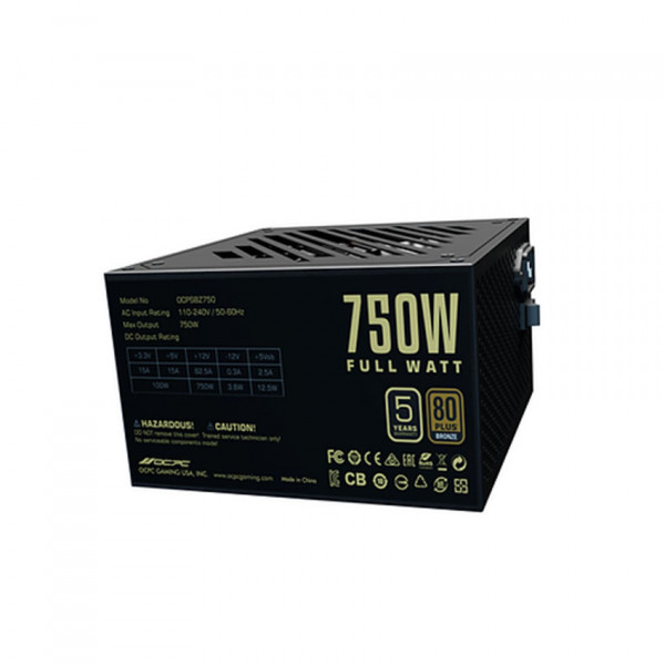 Nguồn Máy Tính OCPC ENERGIA BZ750 750W 80+ BRONZE