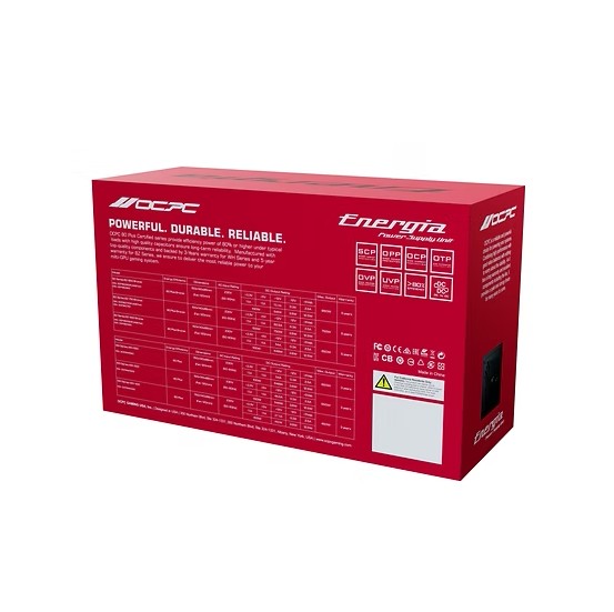 Nguồn Máy Tính OCPC ENERGIA BZ750 750W 80+ BRONZE