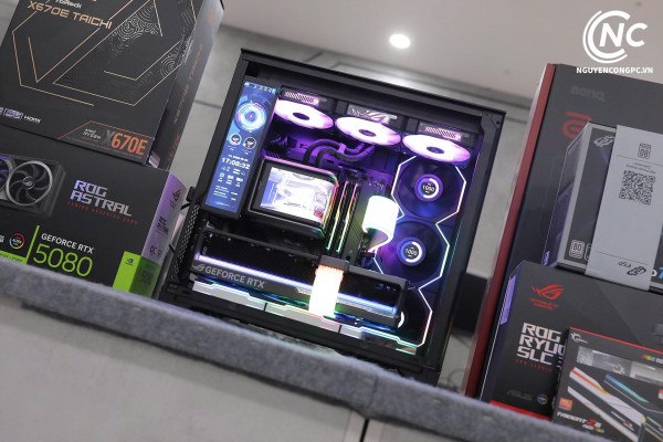 Bộ PC Gaming AMD Ryzen 7 9800X3D, RAM 64GB, RTX 5080 16GB