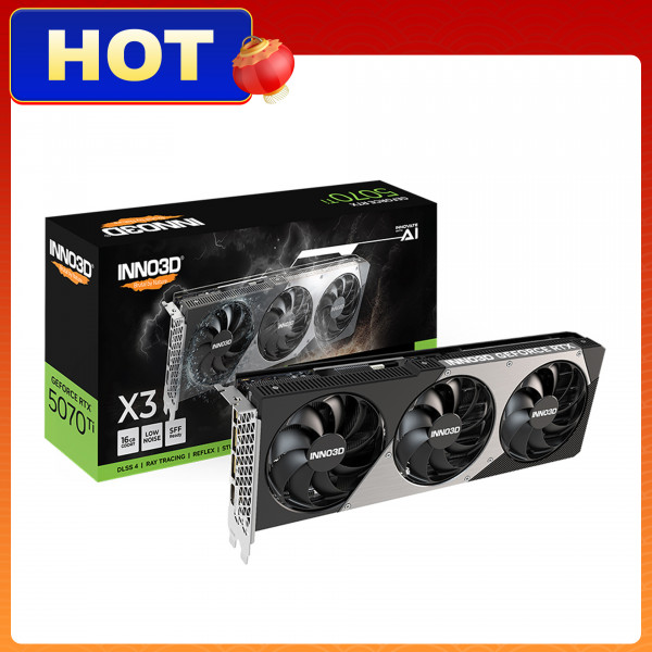 Card Màn Hình INNO3D GeForce RTX 5070 Ti X3 16GB GDDR7