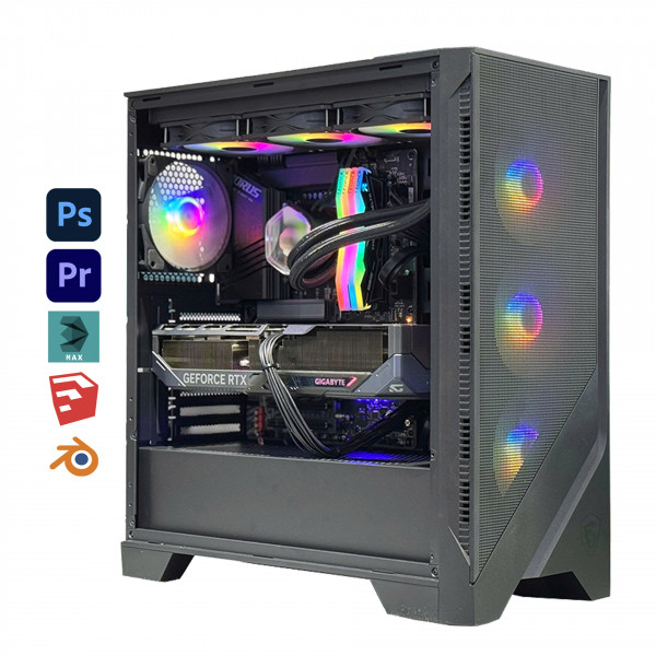Bộ PC Đồ Hoạ Core i9-14900K, RAM 128GB, RTX 5080 16GB