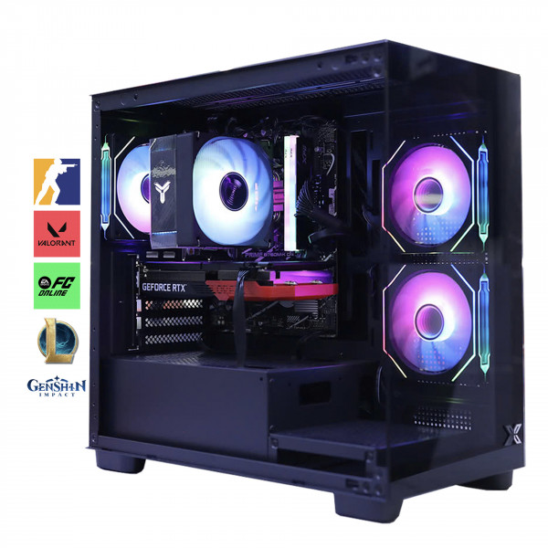 Bộ PC Gaming i5-14600KF, RAM 16GB, RX 6700 XT 12GB