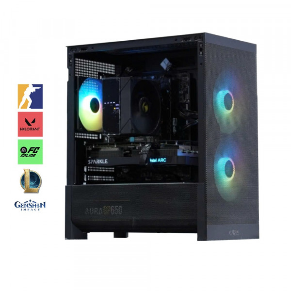 Bộ PC Gaming Intel i5 12400F, Ram 16GB, SSD 256GB, A750 8GB [TẶNG MÀN HÌNH]