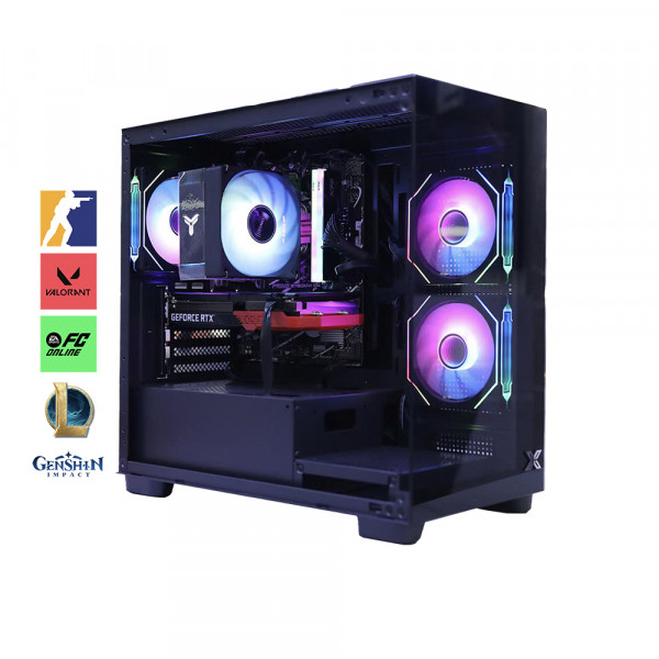 [TẶNG MÀN HÌNH] Bộ PC Gaming Ryzen 5 5500, RAM 16GB, RTX 3060 12GB