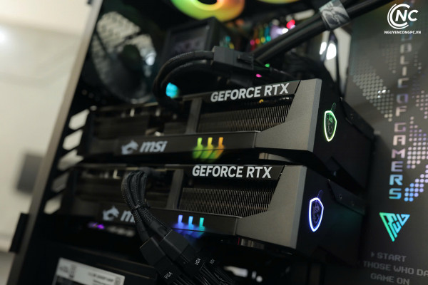 Bộ PC AI Ryzen 9 9950X | 2 VGA RTX 5090 32GB | Ram 128GB