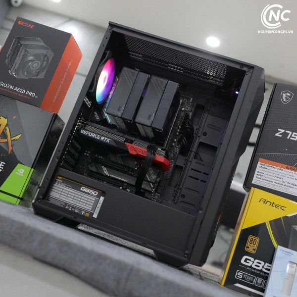 Bộ PC Đồ Hoạ Intel Core i7-14700F, Ram 32GB, VGA RTX 3060 12GB [TẶNG MÀN HÌNH]