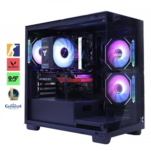 Bộ PC GAMING RYZEN 5 8400F / RAM 16G DDR5 / VGA RX 6600